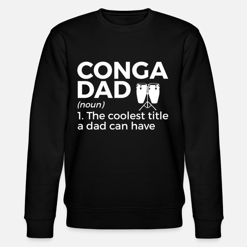 Musicien Konga - Sweat bio CHANGER Stanley/Stella Unisexe - noir