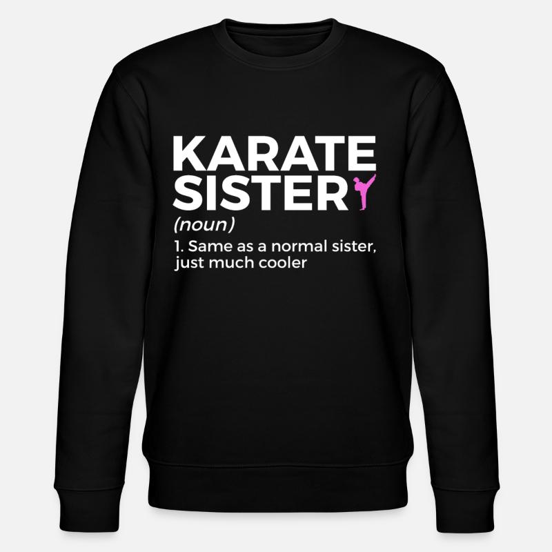 Karaté - Sweat bio CHANGER Stanley/Stella Unisexe - noir