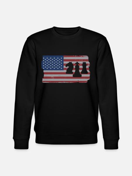 Chess Player - Stanley/Stella CHANGER Unisex Organic Sweatshirt - black