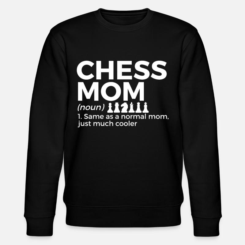 Chess Player - Stanley/Stella CHANGER Unisex Organic Sweatshirt - black