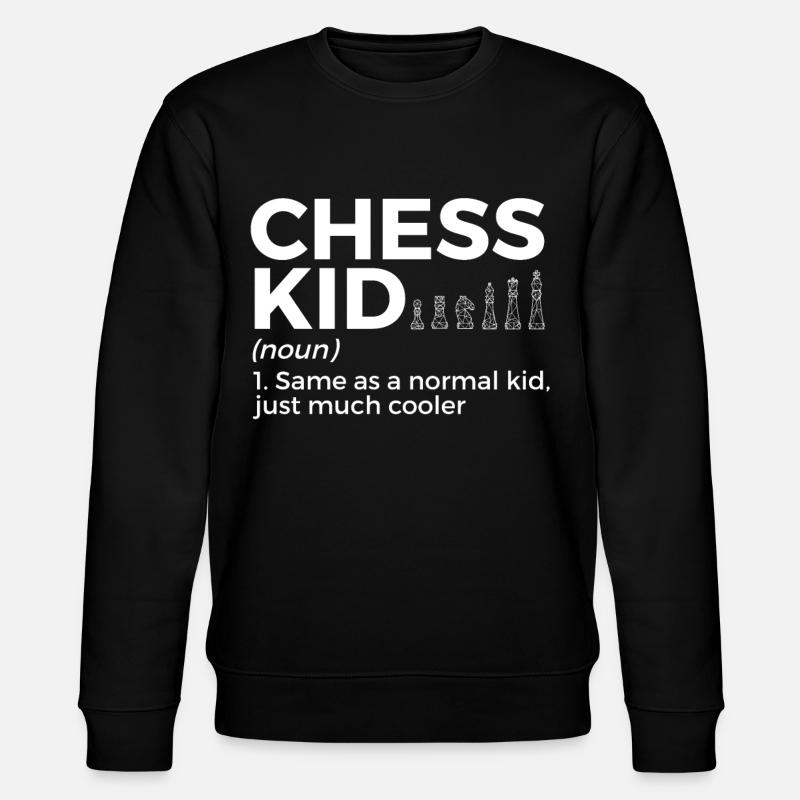 Chess Player - Stanley/Stella CHANGER Unisex Organic Sweatshirt - black
