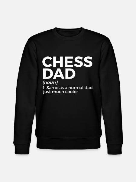Chess Player - Stanley/Stella CHANGER Unisex Organic Sweatshirt - black