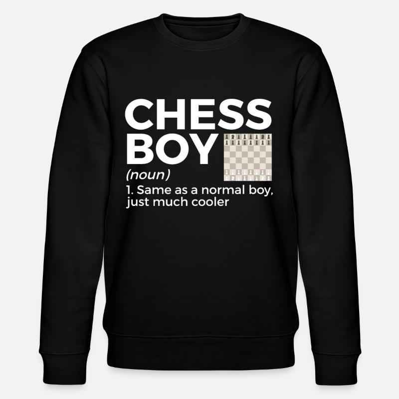 Chess Player - Stanley/Stella CHANGER Unisex Organic Sweatshirt - black