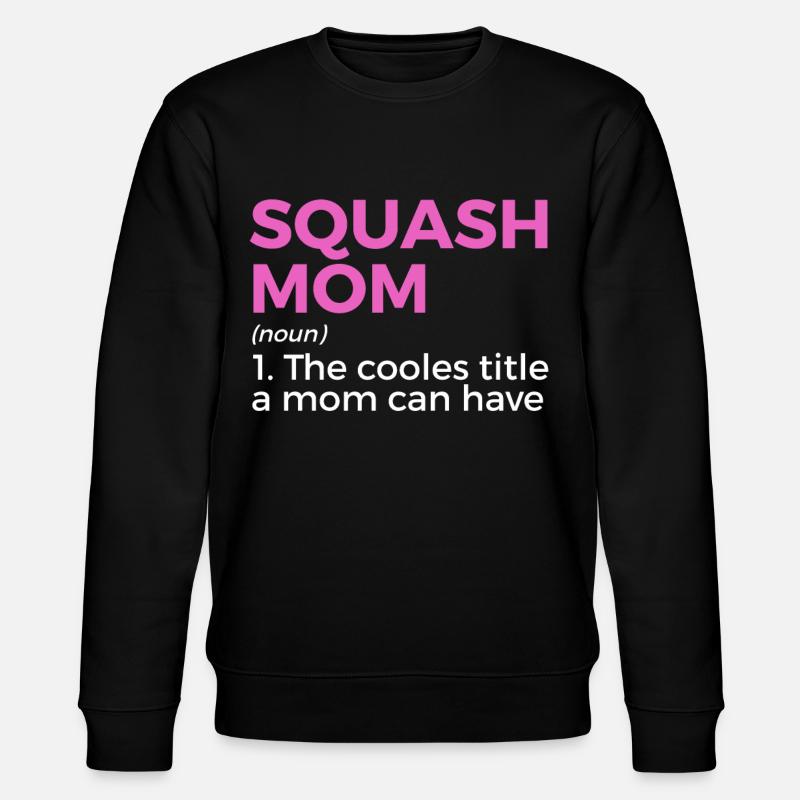 Squash Spieler - Stanley/Stella Unisex Bio-Sweatshirt CHANGER  - Schwarz