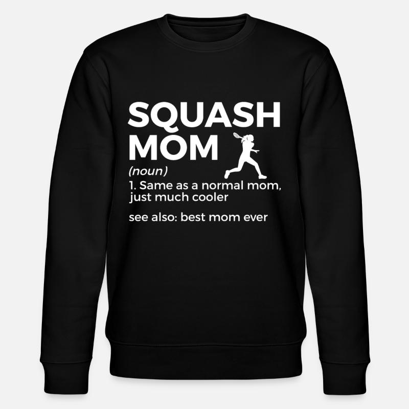 Squash Player - Stanley/Stella CHANGER Unisex Organic Sweatshirt - black