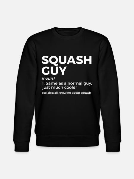 Squash Player - Stanley/Stella CHANGER Unisex Organic Sweatshirt - black