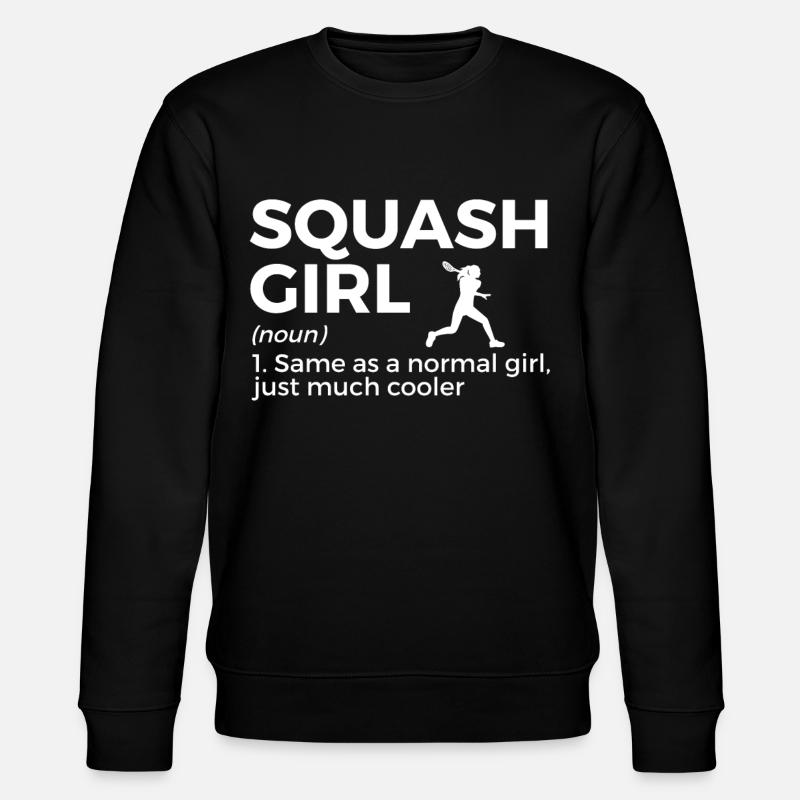 Squash Player - Stanley/Stella CHANGER Unisex Organic Sweatshirt - black