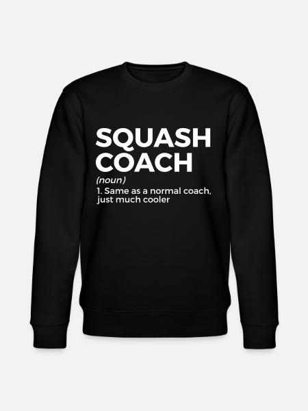 Squash Player - Stanley/Stella CHANGER Unisex Organic Sweatshirt - black