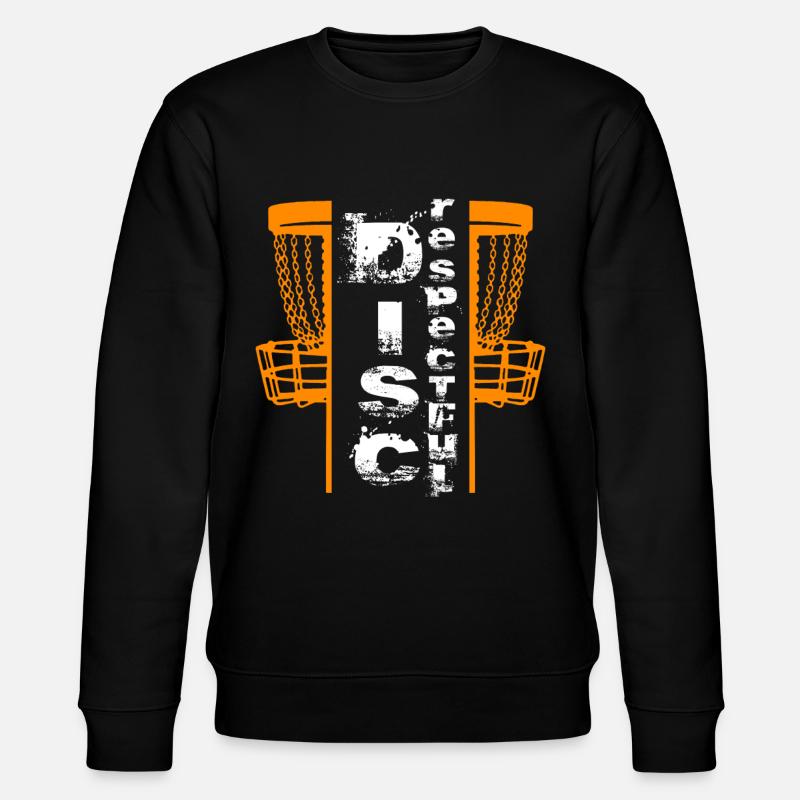 Disc golf Discrespectful - Stanley/Stella Unisex Bio-Sweatshirt CHANGER - Schwarz