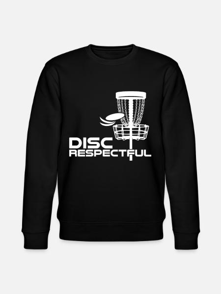 Disc golf Discrespectful Frisbee - Stanley/Stella CHANGER Unisex Organic Sweatshirt - black