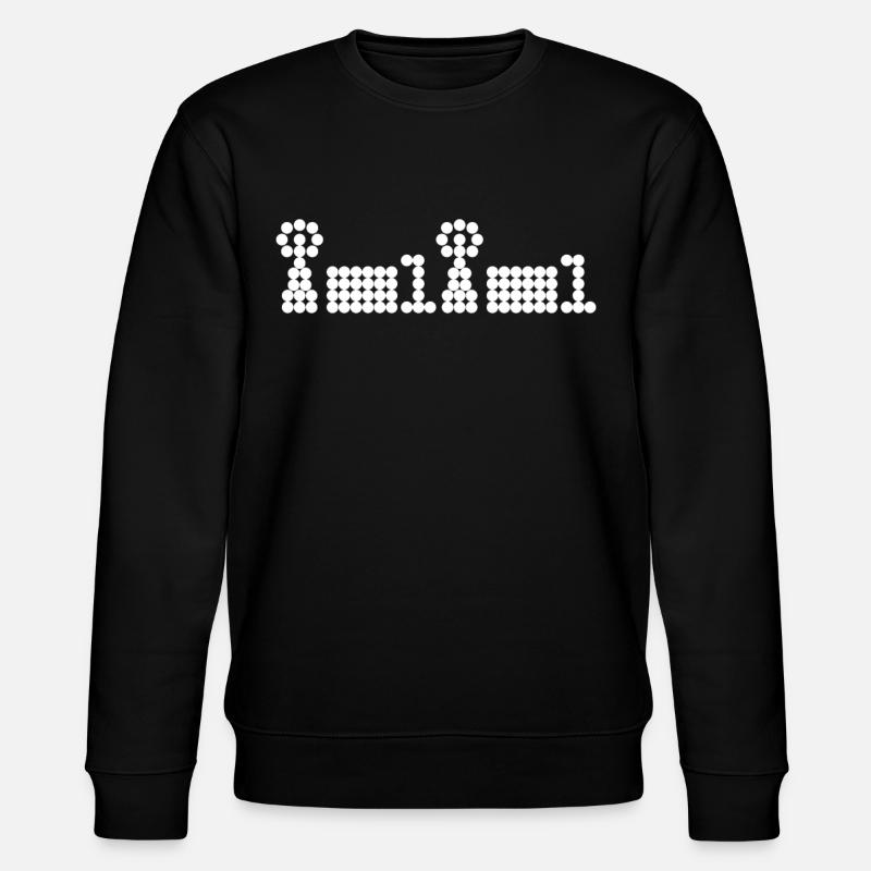 Amateurfunker Pixelgrafik Funkgerät - Stanley/Stella Unisex Bio-Sweatshirt CHANGER - Schwarz