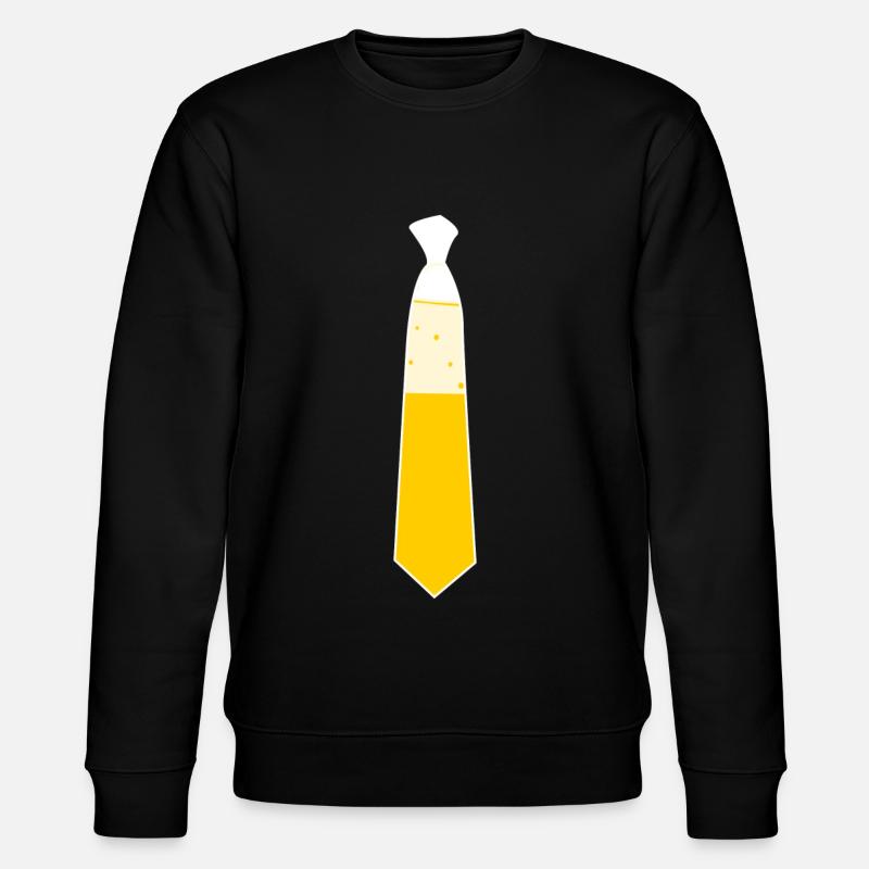 Krawatte Bierkrawatte Bier Krawatten - Stanley/Stella Unisex Bio-Sweatshirt CHANGER - Schwarz