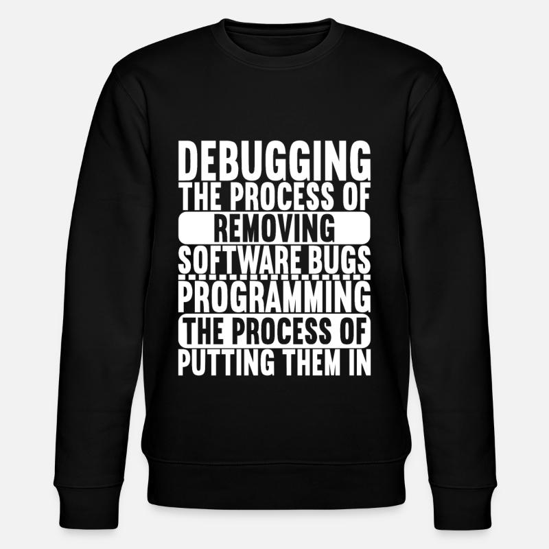 Programmer Computer Scientist - Stanley/Stella CHANGER Unisex Organic Sweatshirt - black