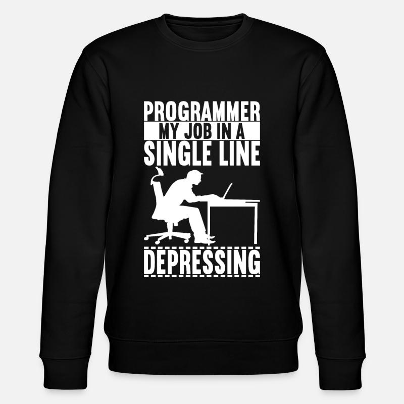 Programmeur Informaticien - Sweat bio CHANGER Stanley/Stella Unisexe - noir
