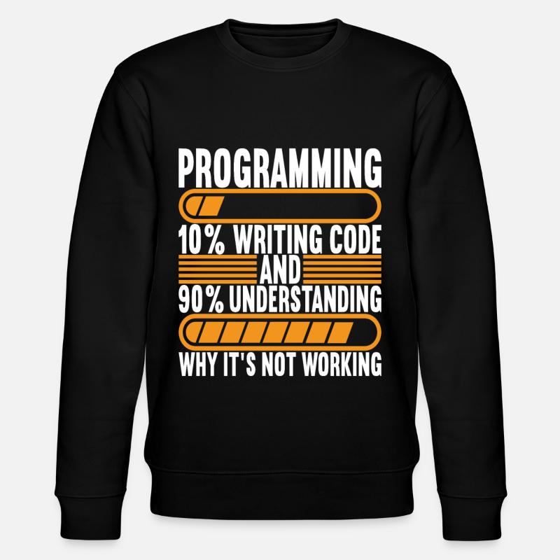 Programmeur Informaticien - Sweat bio CHANGER Stanley/Stella Unisexe - noir