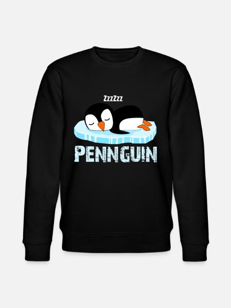 Penguin sleeps sleeping penguins - Stanley/Stella CHANGER Unisex Organic Sweatshirt - black