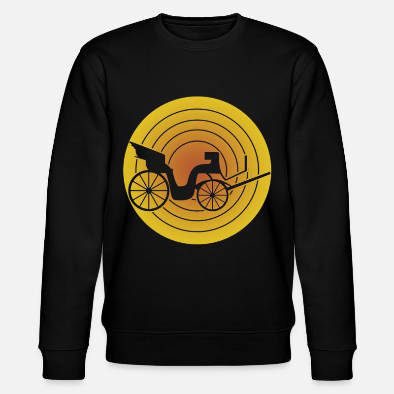 Kutscher Pferdekutsche Kutsche - Stanley/Stella Unisex Bio-Sweatshirt CHANGER  - Schwarz