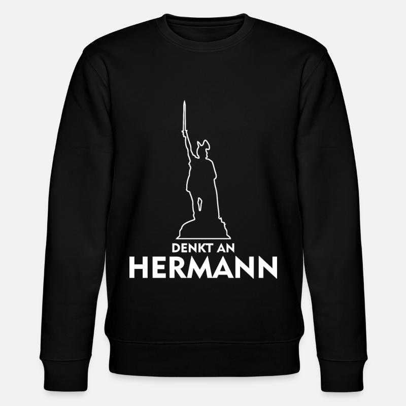 Hermannsdenkmal Detmold Lippe - Stanley/Stella Unisex Bio-Sweatshirt CHANGER  - Schwarz