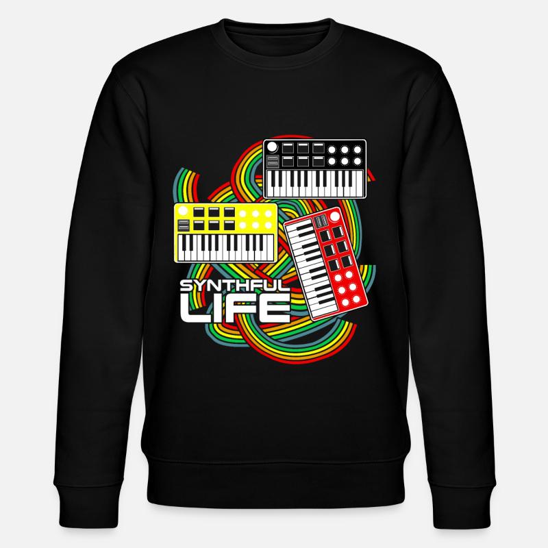 Synthétiseurs Synthétiseur Synthé - Sweat bio CHANGER Stanley/Stella Unisexe - noir