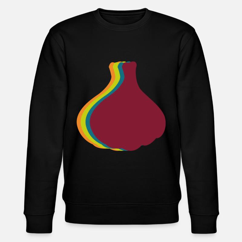 Ail Retro Gousses d’ail - Sweat bio CHANGER Stanley/Stella Unisexe - noir