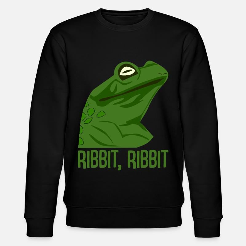 Drôle de grenouille - Sweat bio CHANGER Stanley/Stella Unisexe - noir