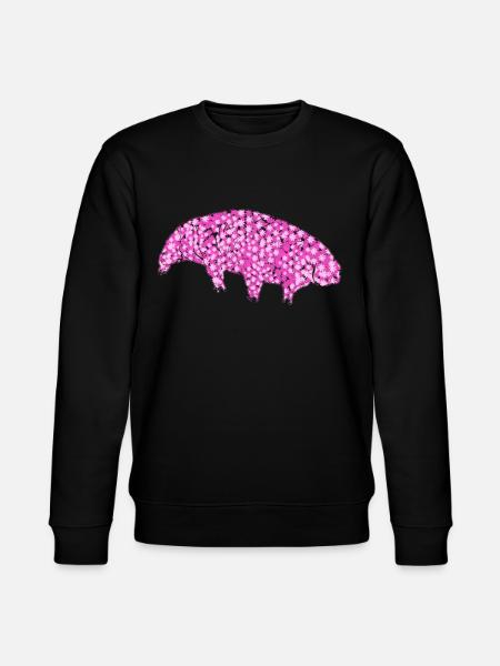 Tardigrade Bärtierchen Wasserbär - Stanley/Stella Unisex Bio-Sweatshirt CHANGER  - Schwarz