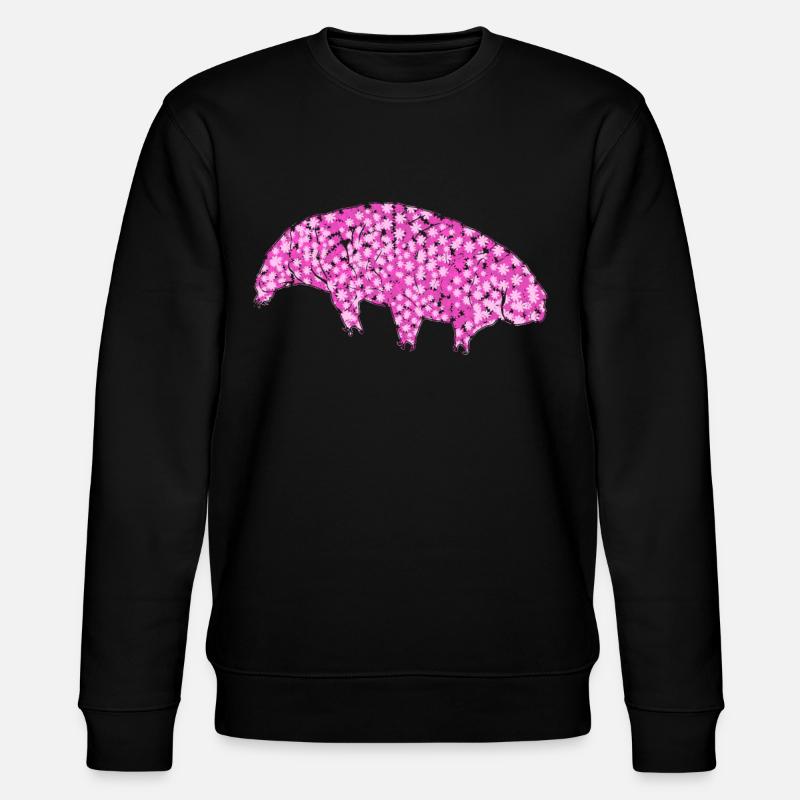 Tardigrade Bärtierchen Wasserbär - Stanley/Stella Unisex Bio-Sweatshirt CHANGER - Schwarz