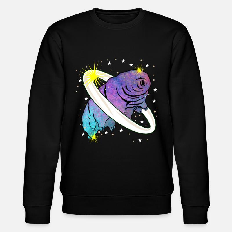 Tardigrade Water Bear Planet Tardigrades - Stanley/Stella CHANGER Unisex Organic Sweatshirt - black
