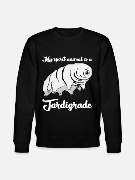 Tardigrade Water Bear sjove bjørnedyr - Stanley/Stella økologisk unisex-sweatshirt CHANGER  - sort