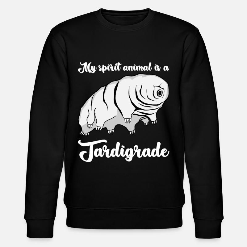 Tardigrade Wasserbär lustig Bärtierchen - Stanley/Stella Unisex Bio-Sweatshirt CHANGER  - Schwarz