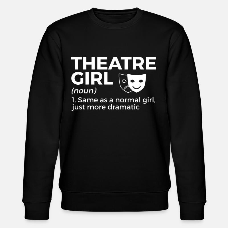 Theatre Actors - Stanley/Stella CHANGER Unisex Organic Sweatshirt - black