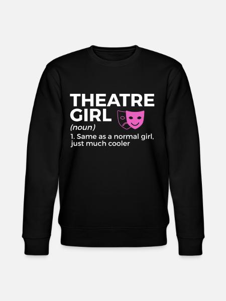 Theatre Actors - Stanley/Stella CHANGER Unisex Organic Sweatshirt - black
