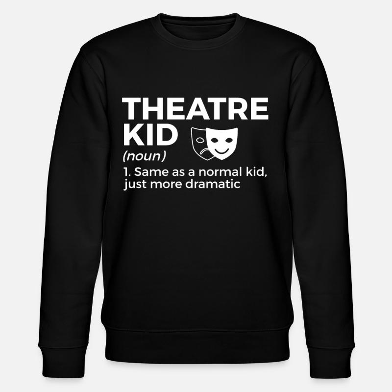 Theatre Actors - Stanley/Stella CHANGER Unisex Organic Sweatshirt - black