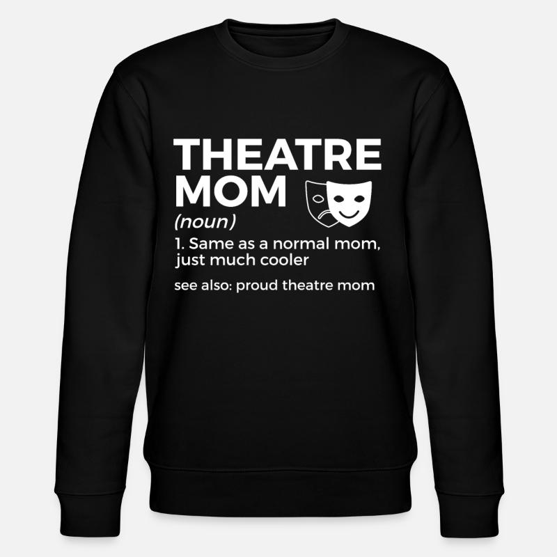 Theatre Actors - Stanley/Stella CHANGER Unisex Organic Sweatshirt - black