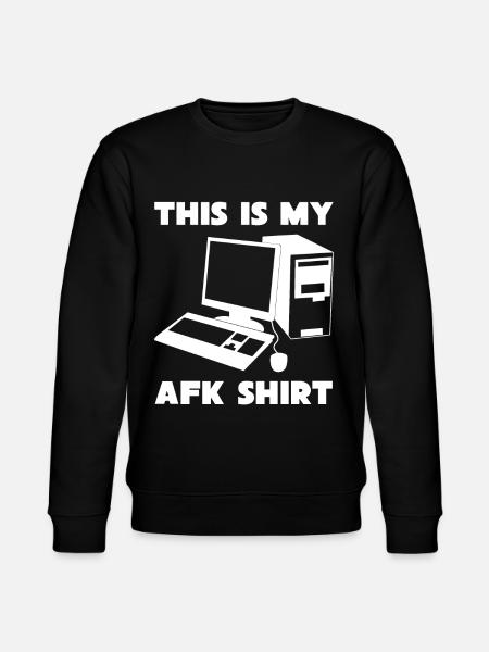 Gaming AFK Spruch Gamer - Stanley/Stella Unisex Bio-Sweatshirt CHANGER  - Schwarz