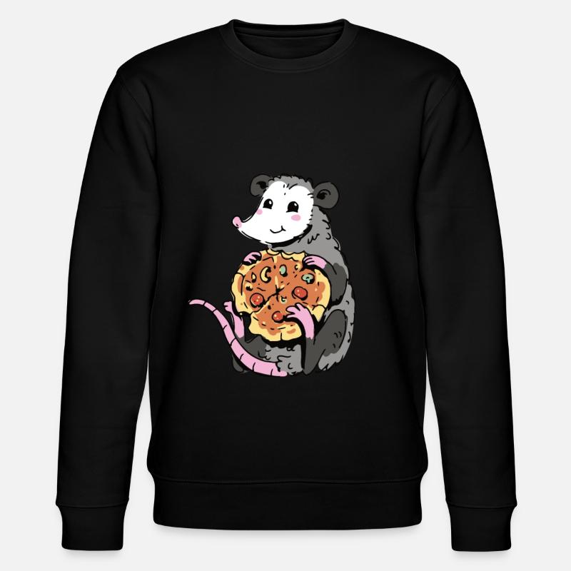 Opossum - Stanley/Stella Unisex Bio-Sweatshirt CHANGER  - Schwarz