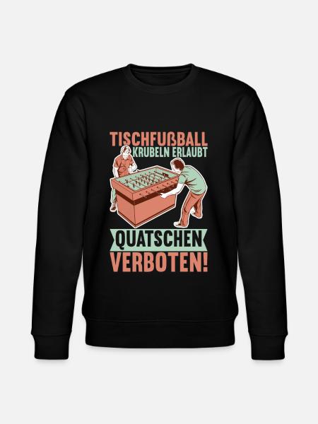 Tischfussball Tischkicker - Stanley/Stella Unisex Bio-Sweatshirt CHANGER - Schwarz