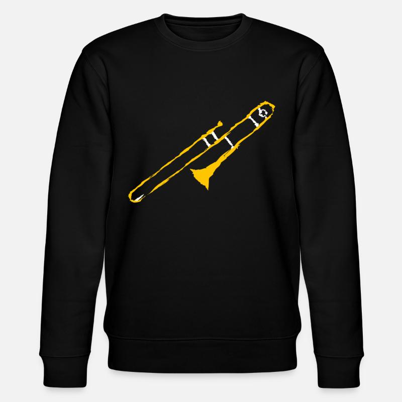 Trombone Trombonist Orchestra Trombones - Stanley/Stella CHANGER Unisex Organic Sweatshirt - black