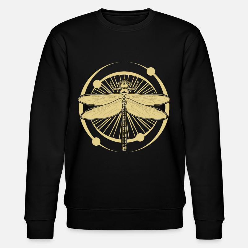 Dragonflies Occult insects Dragonfly - Stanley/Stella CHANGER Unisex Organic Sweatshirt - black
