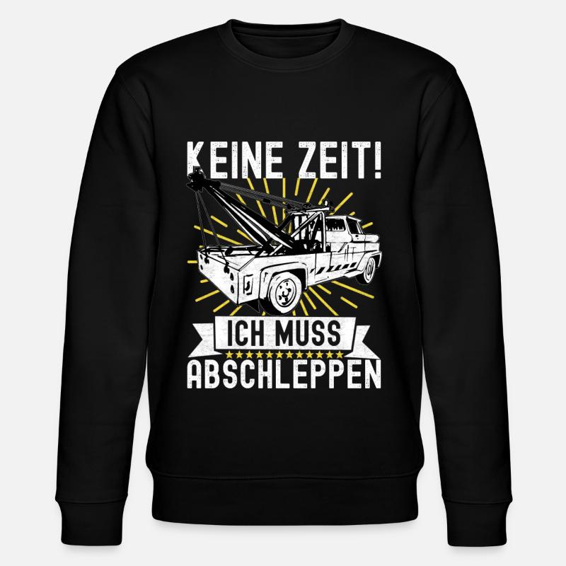 Abschleppwagen Abschleppdienst - Stanley/Stella Unisex Bio-Sweatshirt CHANGER  - Schwarz