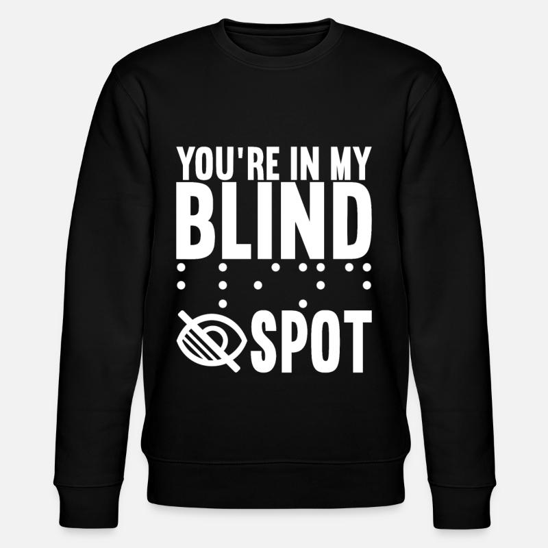 Blind visual impairment - Stanley/Stella CHANGER Unisex Organic Sweatshirt - black