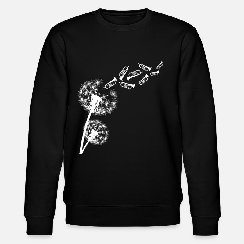 Pissenlit Bugle - Sweat bio CHANGER Stanley/Stella Unisexe - noir