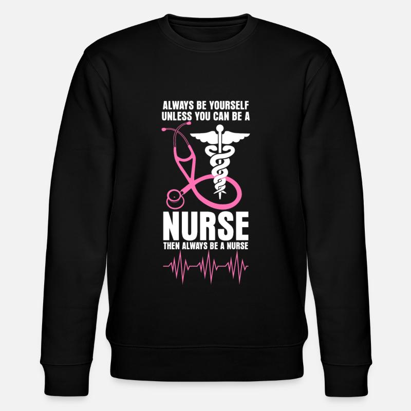 Nurse - Stanley/Stella CHANGER Unisex Organic Sweatshirt - black