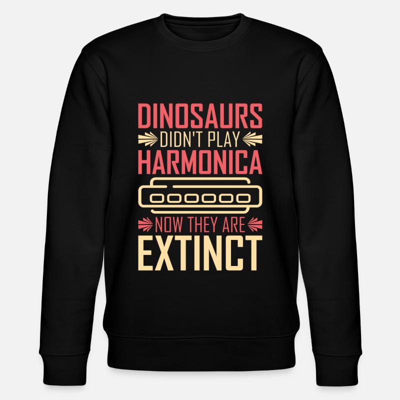 Harmonica harmonica player - Stanley/Stella CHANGER Unisex Organic Sweatshirt - black