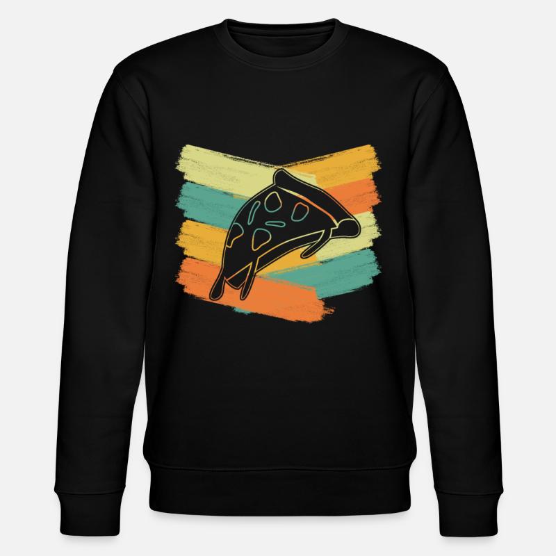 Pizza rétro Pizzaria pizza maker - Sweat bio CHANGER Stanley/Stella Unisexe - noir