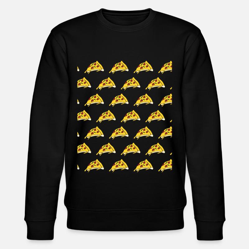 Pizza Pizzaria Pizzen Pizzabäcker - Stanley/Stella Unisex Bio-Sweatshirt CHANGER - Schwarz