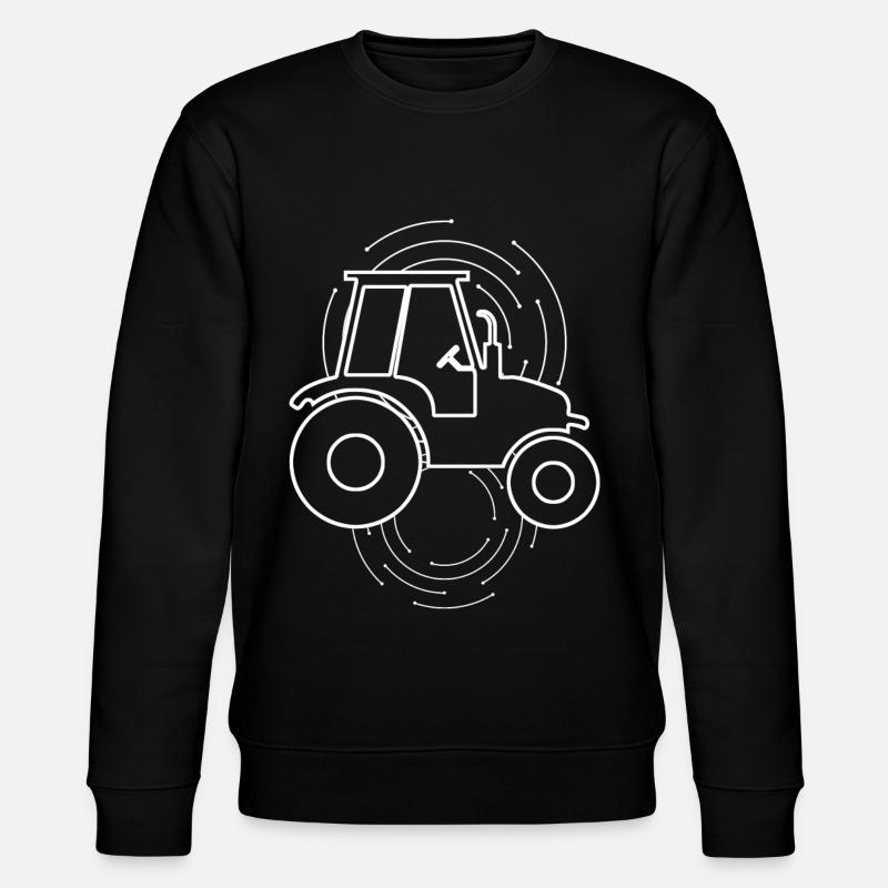 Traktor Trecker Treckerfahrer Bauer - Stanley/Stella Unisex Bio-Sweatshirt CHANGER - Schwarz