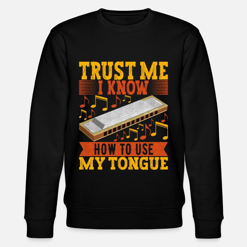 Harmonica Harmonica - Stanley/Stella CHANGER Unisex Organic Sweatshirt - black