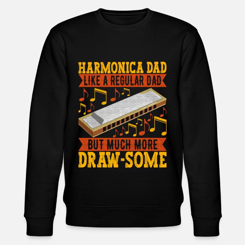 Harmonica Harmonica - Stanley/Stella CHANGER Unisex Organic Sweatshirt - black