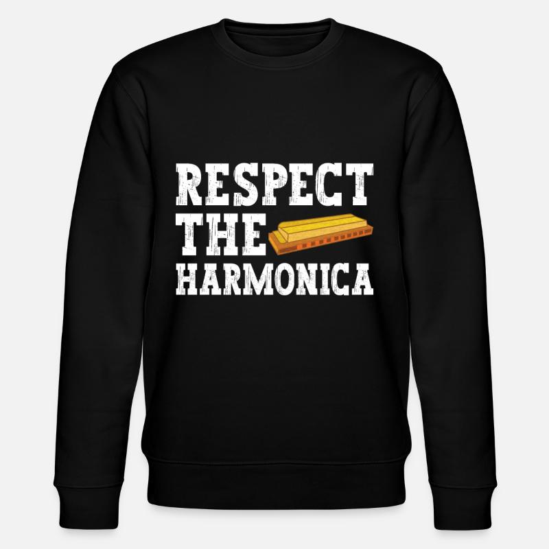 Harmonica Harmonica - Stanley/Stella CHANGER Unisex Organic Sweatshirt - black